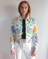 Zip-Up Quilt Jacket made from a Vintage 1930s Quilt - Size Small
