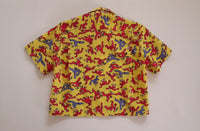 Cropped Shirt made from Vintage 80s Haring-esque Fabric